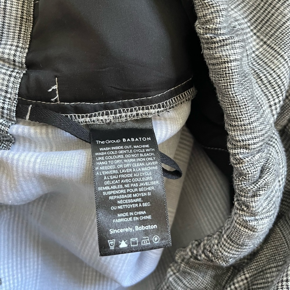Aritzia Babaton Jimmy Plaid Pant in Herringbone - Picture 12 of 16